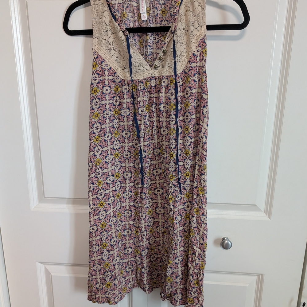 Xhilaration Multicolor Sleeveless xl Dress